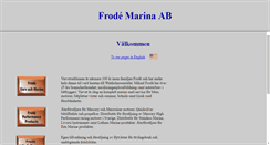 Desktop Screenshot of frode.se